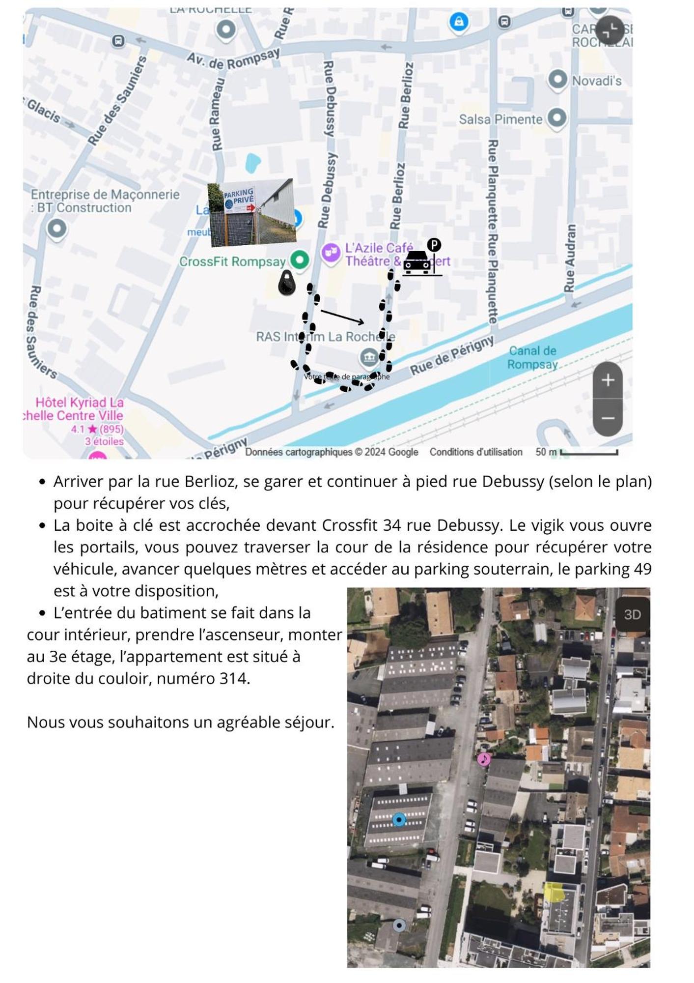 Ambre Appart-Wifi-Terrasse-Parking-Terrasse-2 Couchages La Rochelle  Ngoại thất bức ảnh
